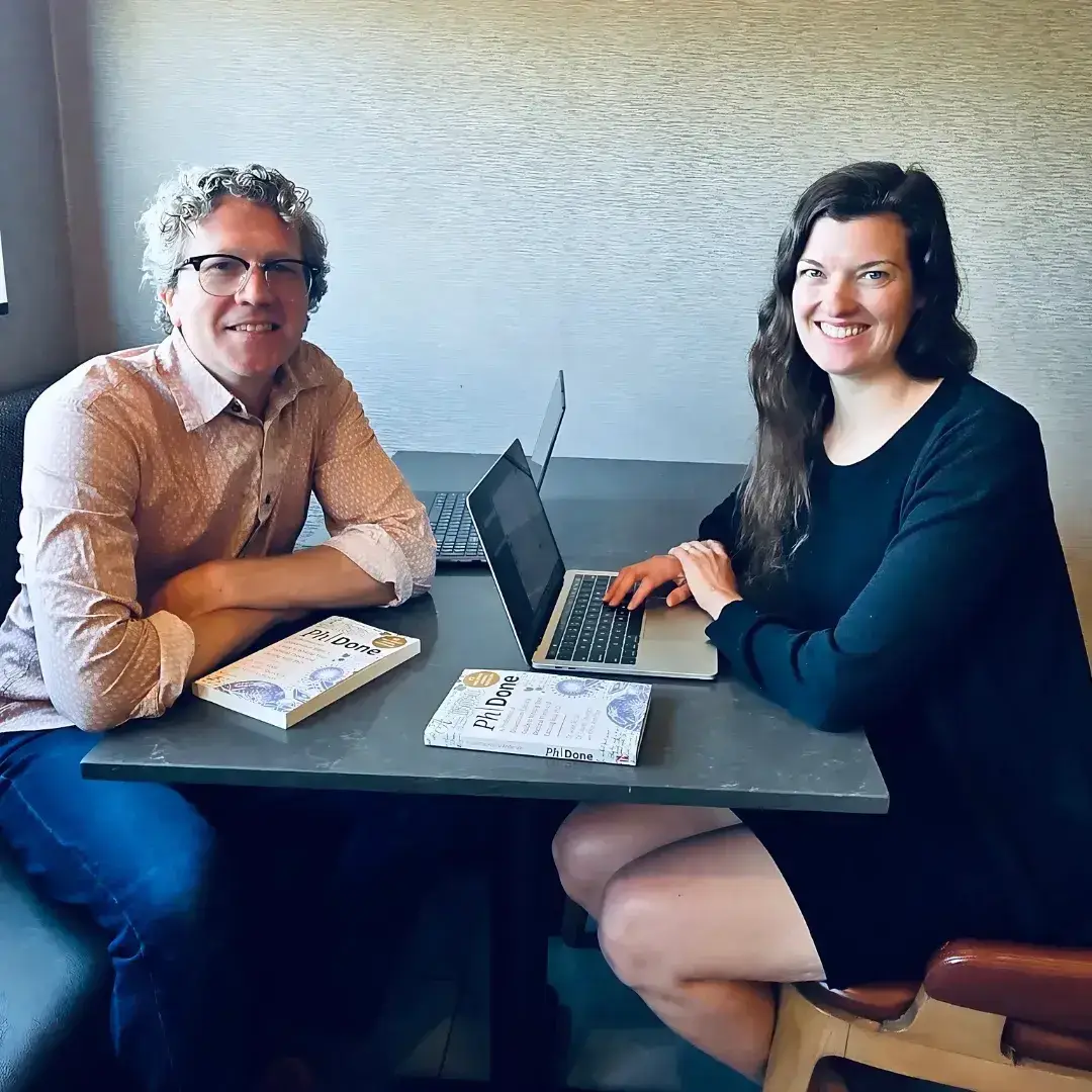 Dr. Allen Roda and Dr. Lauren Saunders, PhD dissertation editors