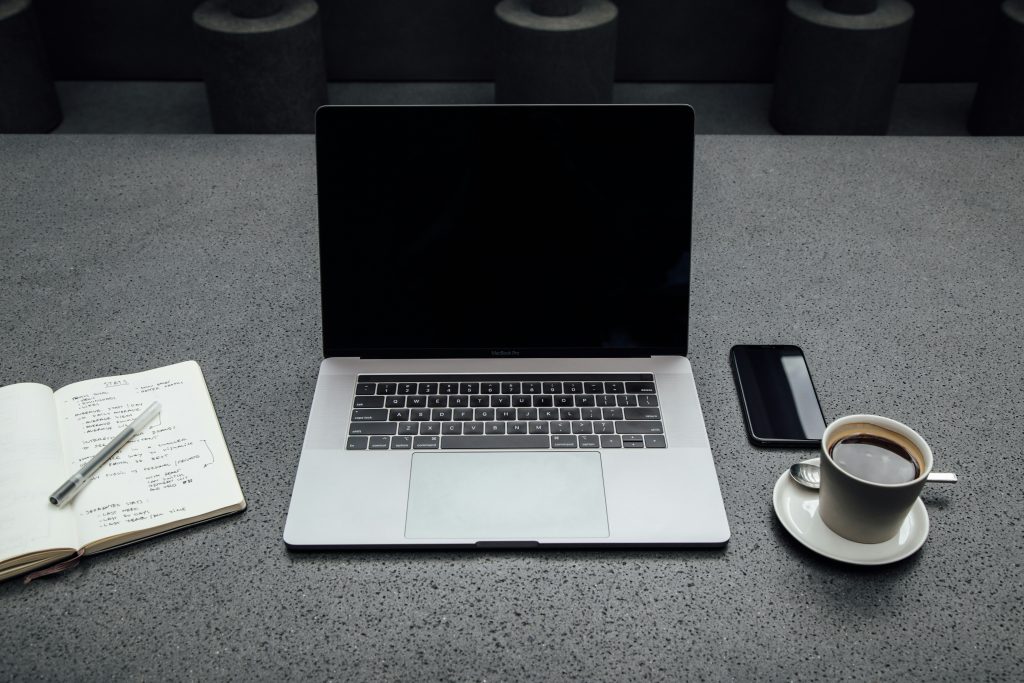 coffee laptop work