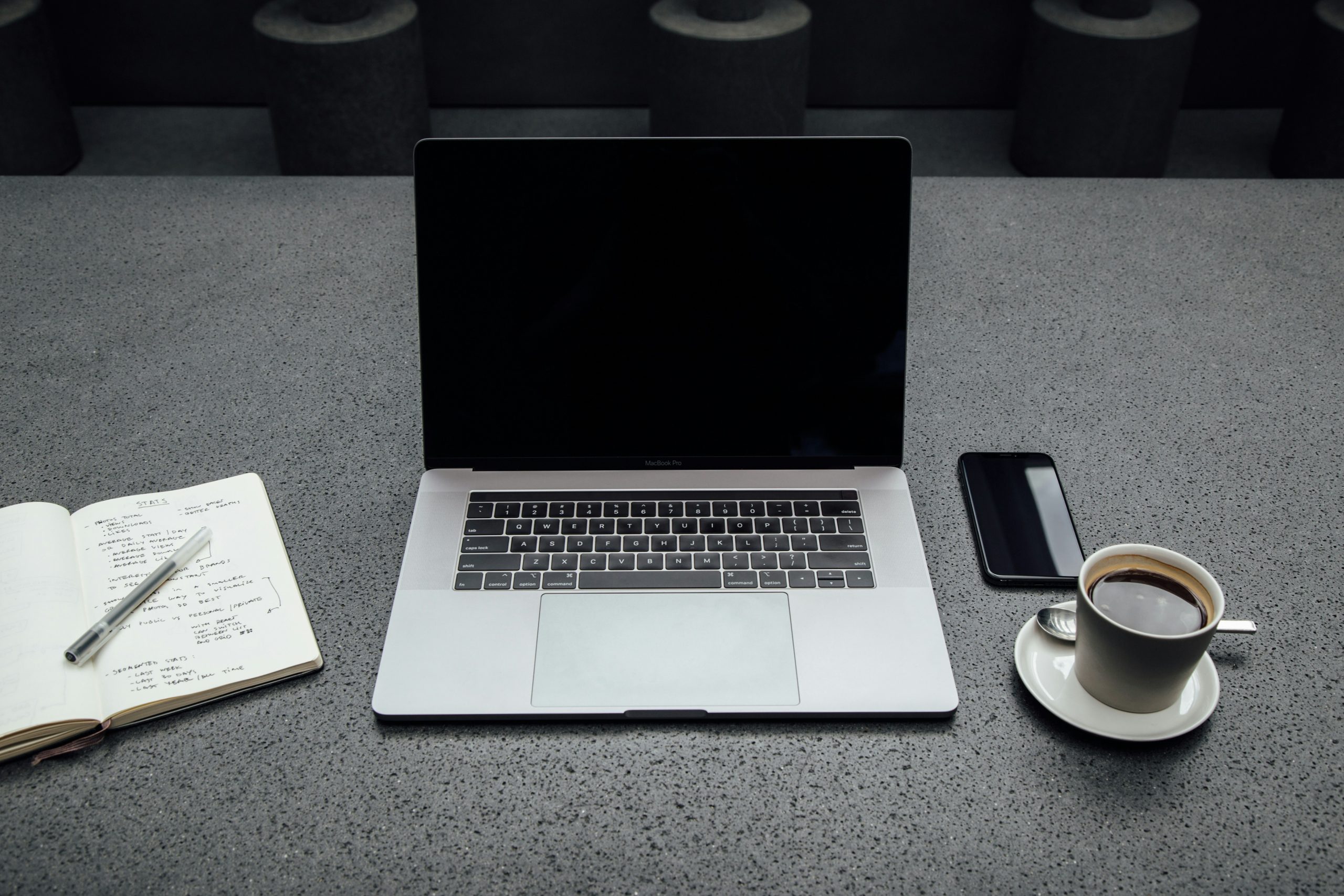 coffee laptop work
